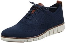 Cole Haan Mens Zerogrand Stitchlite Oxford, Marine Blue/Ivory, 10-M US