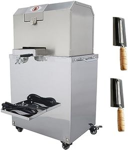 HQHAOTWU Sugarcane Juicer Sugarcane Press Juice Machine Vertical Electric Sugar Cane Ginger Press Juicer 4 Rollers Stainless Steel Sugarcane Juice Extractor with Knives 110V for Commercial Home Usage