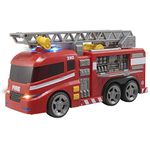 Teamsterz Mighty Machines Large Fire Engine | Fire Truck Toy With Realistic Lights & Sounds | Firefighter Emergency Rescue Truck Toys | Extendable Fire Ladder | Educational Toys | For Ages 3+