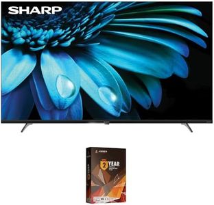 Sharp 4T-C50EL8UR 50 Inch LED 4K Ultra HD Roku TV with 2 Year Amber Protection Plan (2024)