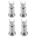 4pcs TR413 Chrome Car Truck Tire Wheel Tire Valve Sleeve Cover with Stem Cap