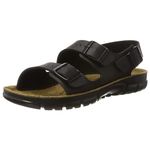 BIRKENSTOCK Kano Unisex Adult Professional Shoes Soft Bed (Birko-Flor) Kano Black Size 38, black, 10.5 UK