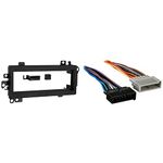 Metra 99-6700 Dash Kit for Ford/Chry/Jeep 74-03 + Metra 70-1817 Radio Wiring Harness for Chrysler 88-06