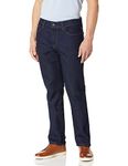 Tommy Hilfiger Men's Straight Fit Stretch Jeans, Rinse Blue, 34W x 30L