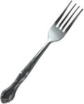 Winco 12-Piece Elegance Dinner Fork Set, 18-0 Stainless Steel,Silver