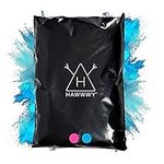 Hawwwy Colorful Powder for Holi Festival, Gender Reveal Powder Burnout Baby Boy Announcement Colored Tannerite Surprise Game for Holi Festival, Motorcycle Exhaust Car Tires Truck (2lb bag)