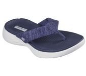 Skechers Women's On-The-go 600-15304 Flip-Flop, Navy/White, 6 UK