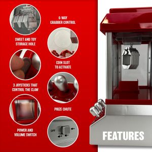 BARGAINS-GALORE Candy Grabber Machine – Arcade Style Toy Dispenser