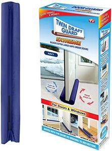 Twin Draft Guard Extreme, Door and Window Draft Stopper, Bottom-of-Door Soundproofing, Trademarked & Patented Original Under-Door Dust, Wind, Noise Draft Stopper, 36" Single, Navy