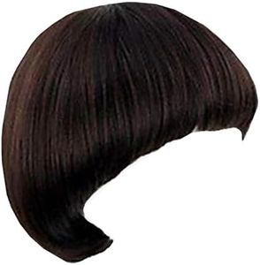 wonderful lifetime Women's Short Full Bang Wig Mushroom Hairstyle Cosplay/Daily Hair Wig