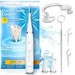 Electric Plaque Remover for Teeth with 5 Speeds & USB Rechargeable | Tartar Remover for Teeth | Teeth Cleaning Tools for Home Oral Care. Ideal for Teeth Cleaning Plaque Removal to do at Home