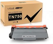 v4ink Compatible Toner Cartridge Replacement for Brother TN-750 TN750 TN-720 High Yield Toner Black for Brother hl-5470dw hl-6180dw HL-5450dn dcp-8110dn mfc-8710dw mfc-8950dw Printer, 1 Pack