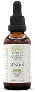 Chlorella B60 Alcohol-Free Herbal Extract Tincture, Super-Concentrated Organic Chlorella (Chlorella vulgaris) Dried Entire Plant (2 fl oz)