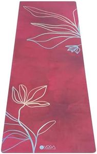 YOGA DESIGN LAB | The Combo Yoga Mat | 2 en 1 Mat+Toalla | Eco Lujo | Ideal para Hot Yoga, Power, Bikram, Ashtanga, Sudor | Calidad de estudio | Incluye Correa de Transporte (Iris, 3.5mm)