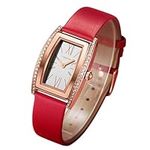 TOPHILL Watches for Women Leather Band Ladies Square Watches Waterproof Fashion Casual Simple Analog Quartz Girls Gifts Wrist Watch