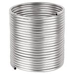 Gepphill Stainless Steel Tubing Coil, 3/8" x 50Ft 304 Stainless steel Tubing, DIY Immerson Tubing Chiller, Ice Bath Water Chiller, Beer Brewing Tubing Coil