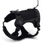 PETZ R US No-Pull Dog Harness – Adjustable Reflective Pet Vest with Easy Control Handle for Outdoor Adventures Black (Pack of - 1) 6