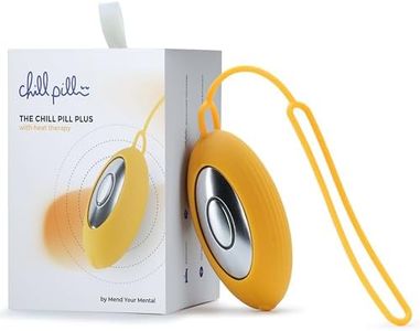 The Chill Pill Plus Sleep Aid Device with Heat, Compact Sleep Device with Targeted Pressure Point Therapy for Stress Relief, Panic Attacks, and Agitation - Heated Chill Pill Device by Mend Your Mental