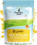 Organic Bee Pollen by TheHealthyTree Company in Recyclable Packaging - Raw, Spanish Bee Pollen Granules 250g