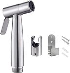 Bidet Sprayer Head with hook, stainless steel bidet sprayer kit, baby cloth diaper sprayer, easy to install for Personal Hygiene And Bedpan WC Sprayer