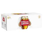 Stella Artois Premium Lager Beer Can, 440ml (Pack of 18)