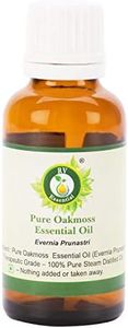 R V Essential Pure Oakmoss Essential Oil 100ml (3.38oz)- Evernia Prunastri (100% Pure and Natural Steam Distilled)