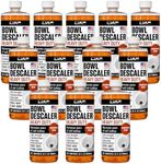 LVAP 12 Pack - 32 Fl Oz Toilet Descaler Heavy Duty, Acidic Toilet Bowl Cleaner for Porcelain & Ceramic Fixtures, Industrial Strength Lime Scale & Rust Remover