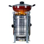 PEPL Smokeless Biomass Gasification Cooking Stove/Chulha, 4 to 24 Person Capacity, Wood and Biomass Fuel Cook Stove for Indoor and Outdoor Cooking, Stainless Steel EXD Premium Heavy Duty Model