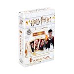 Waddingtons Number 1 Harry Potter Playing Card Game, enter the magical world of Hogwarts and play with Harry, Ron, Hermione, Dumbledore, Snape and Hagrid, gift and toy for boys and girls Aged 4 plus