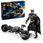 LEGO DC Batman: Batman Construction Figure & The Bat-Pod Bike 76273 Building Blocks Toys for 12+ Gift for Boys and Girls