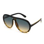 Karsaer Oversized Vintage Aviator Sunglasses for Men Women，Big Retro Round Aviator Sunglasses K7132
