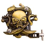 Ava Line Art Skull Tattoo Machine (Copper)