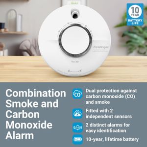 FireAngel Smoke and Carbon Monoxide Alarm – Dual Sensor Safety Detector