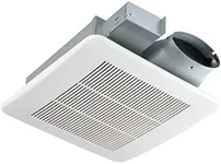 Drive Bathroom fan 50-80-100 CFM DC Energy-Saving Motor,Very Quiet Ventilation and Exhaust Fan, Ceiling or Wall Mounted Fan, CFM Adjustable,White