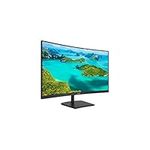 Philips 241E1SC - 24 Inch FHD Curved Monitor, 75Hz, VA, 4ms, AMD FreeSync, SmartImage, LowBlue Mode (1920 x 1080, 250 cd/m², HDMI/VGA)