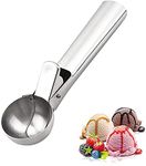 Rpanle Scoop Stainless Steel, Ice Cream Scoop with Trigger Release