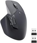 Rapoo MT760Mini Bluetooth Wireless Mouse - Bluetooth 5.0 and 2.4GHz Multi-Mode Connection, Support 4 Devices, M+ Cross Computer Technology, 11 Programmable Buttons, 90 Days Battery Life