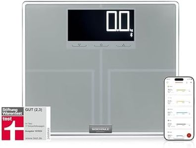 Soehnle Körperanalysewaage Shape Sense Connect 200 mit Bluetooth, digitale Personenwaage für Premium-Körperanalyse (BIA), Körperwaage berechnet präzisen Kalorienbedarf