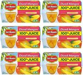 Del Monte Diced Mangoes Fruit Cups, 4.4 Ounce (Pack of 24)