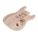 guitar body,HUIOP ST01-TM Unfinished Handcrafted Guitar Body Candlenut Wood Electric Guitar Body Guitar Barrel Replacement Parts