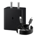 Samsung 45W C-Type Super-Fast Charger Adapter for Samsung Galaxy S25/S25 Plus/S25 Ultra/S24/23/22/21 (Ultra/Plus/FE) A56/Note 20/S10 5G/9/8/M16 (S/A/F/M Series) USB C PD 3.0 Charge Adapter