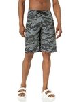Quiksilver Men's Standard Everyday 22 Inch Boardshort Swim Trunk Bathing Suit, Amazon Dark Camoflage, 32
