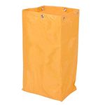 Jantex Spare Bag for Housekeeping Trolley, Yellow, Fits DL011 Jantex Trolley, Trolley Sold Separately, AD750