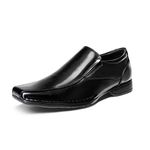 Bruno Marc Men's Giorgio Leather Lined Dress Loafers Shoes,Size 10,Black,Giorgio-1