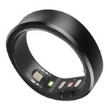 RingConn Smart Ring, No App Subscription, Size First with Sizing Kit, 7-Day Battery Life Activity & Sleep Tracker/Stress/Heart Rate Monitor, Waterproof Compatible with iOS & Android(Black, Size 11)
