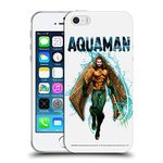 Head Case Designs Officially Licensed Aquaman Movie Trident of Atlan 2 Graphics Soft Gel Case Compatible With Apple iPhone 5 / iPhone 5s / iPhone SE 2016