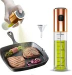 Uxoai Oil Sprayer for Cooking, Olive Oil Sprayer Mister, 100ml Olive Oil Spray Bottle, Air Fryer Vegetable Vinegar Oil Portable Mini Kitchen Gadgets for Baking, Salad, Grilling, BBQ, Roasting