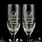 Champagne Glasses Personalized Set 