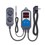 Inkbird ITC-306T Heating Temperature Controller Heating Thermostat Without Cooling Control Digital Timer Controller Dual Relays 24-hour Day Night Cycle Timer (EU Plug)