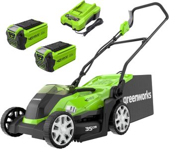 Greenworks 40V Cordless Lawnmower – 35cm Cutting Width
